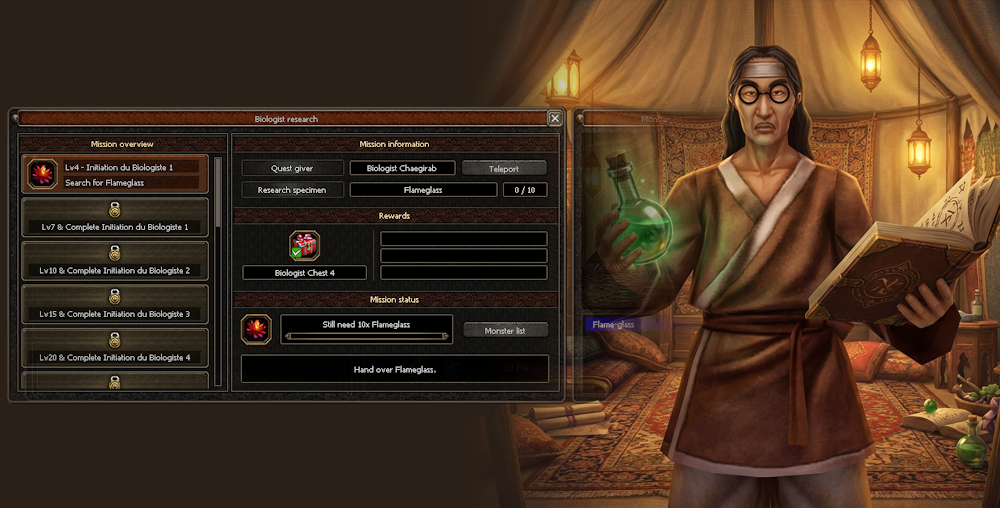 Biologist interface