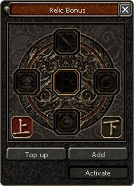 Relic bonus